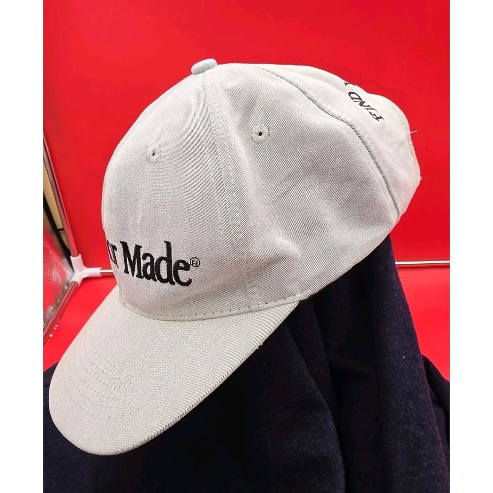 Taylor Made Golf Hat Cap Adult Strapback Adjustable Light Gray Performance